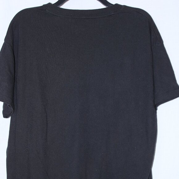 Metallica Logo T-Shirt Mens Size M Medium Black American Eagle Tailgate 2020 Tee - Picture 3 of 5